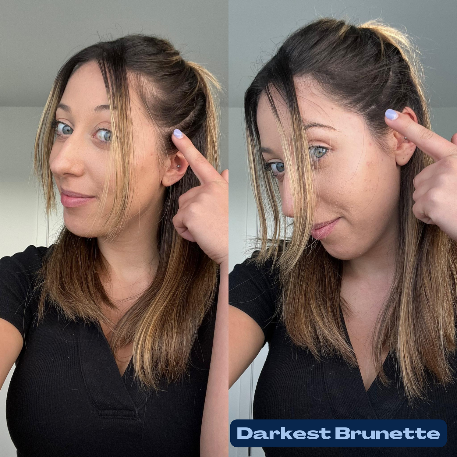 Darkest Brunette Fibers