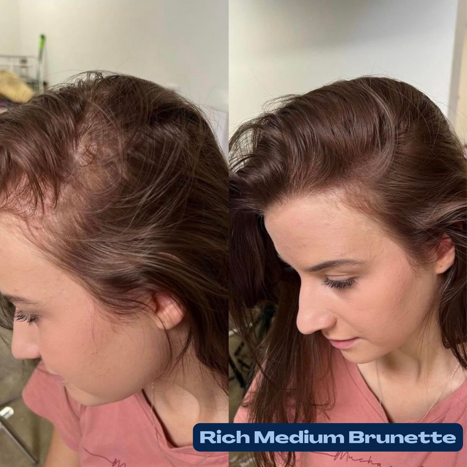 Rich Medium Brunette Fibers