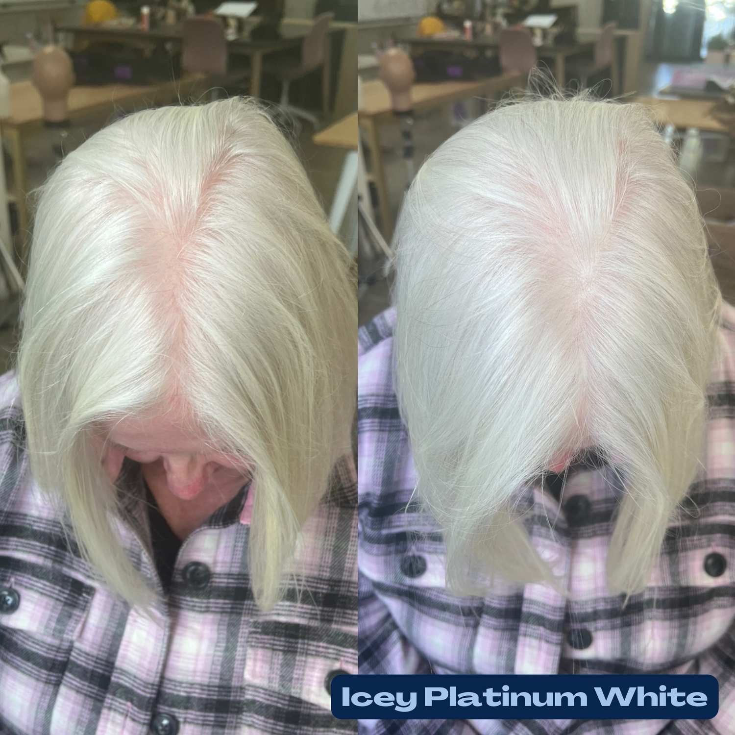 Icy Platinum White Fibers